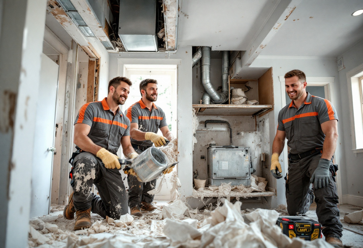 Post-renovation duct cleaning — Clear Air
