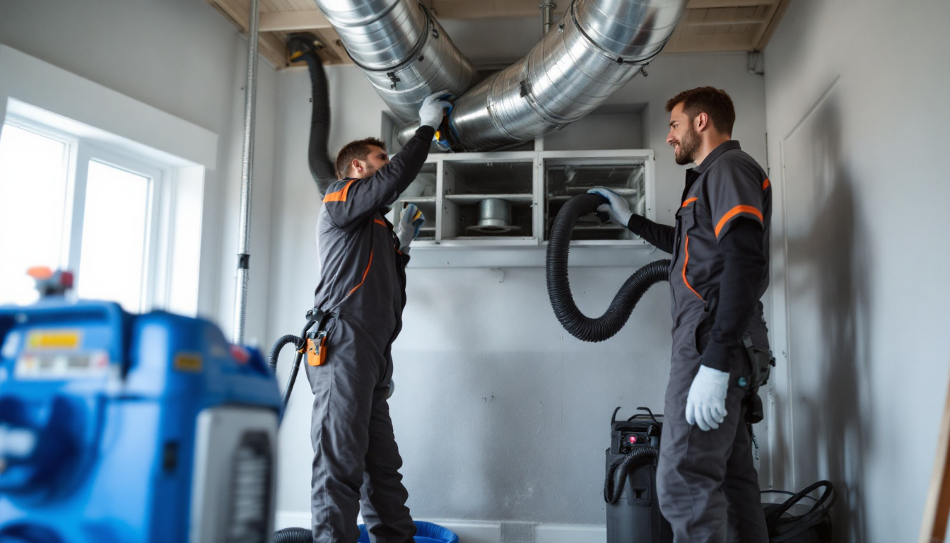 Commercial Air Duct Cleaning service by Clear Air