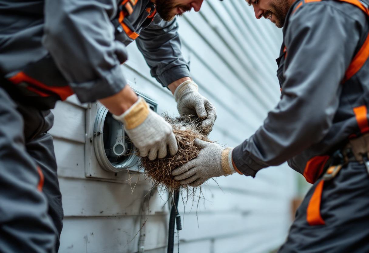 Bird-nest & blockage removal — Clear Air