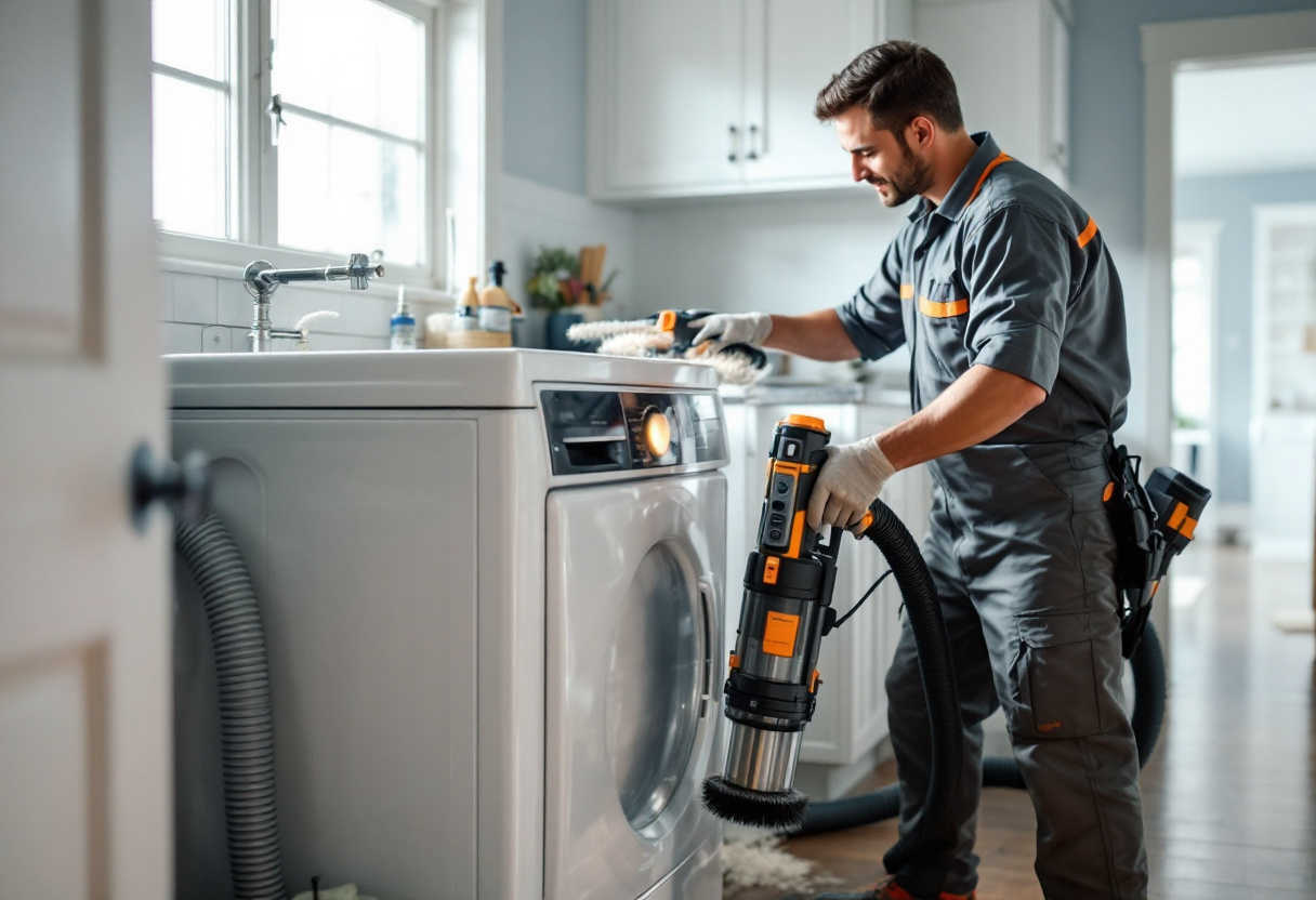 Dryer Vent Cleaning service by Clear Air