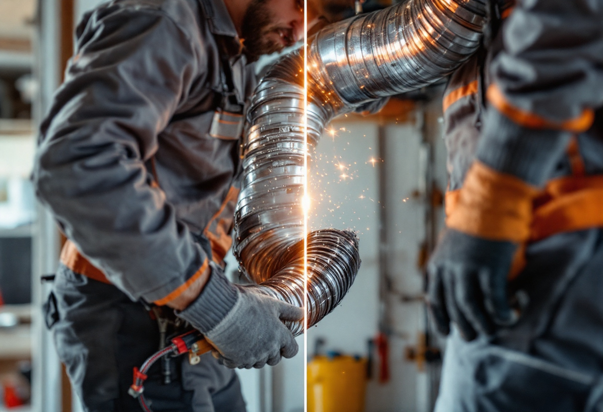 Dryer-vent line replacement — Clear Air